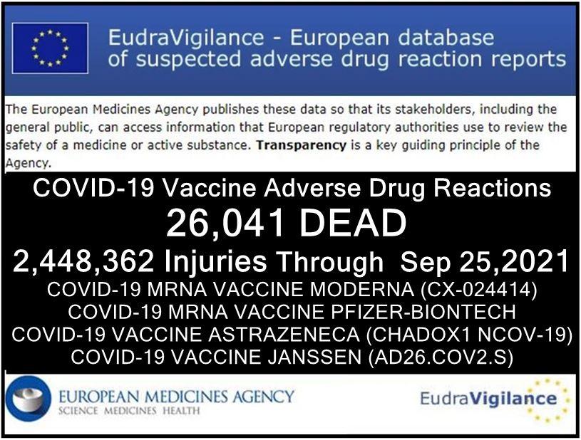 european covid vaccine injuries statistics