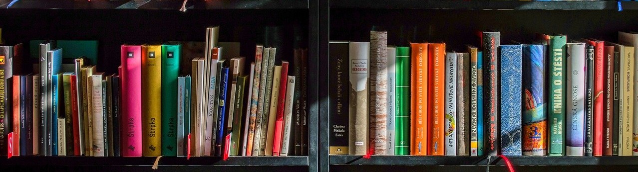 books on shelf