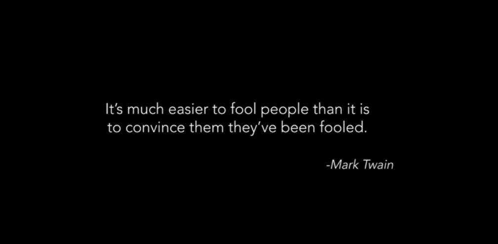 quote from mark twain about being fooled
