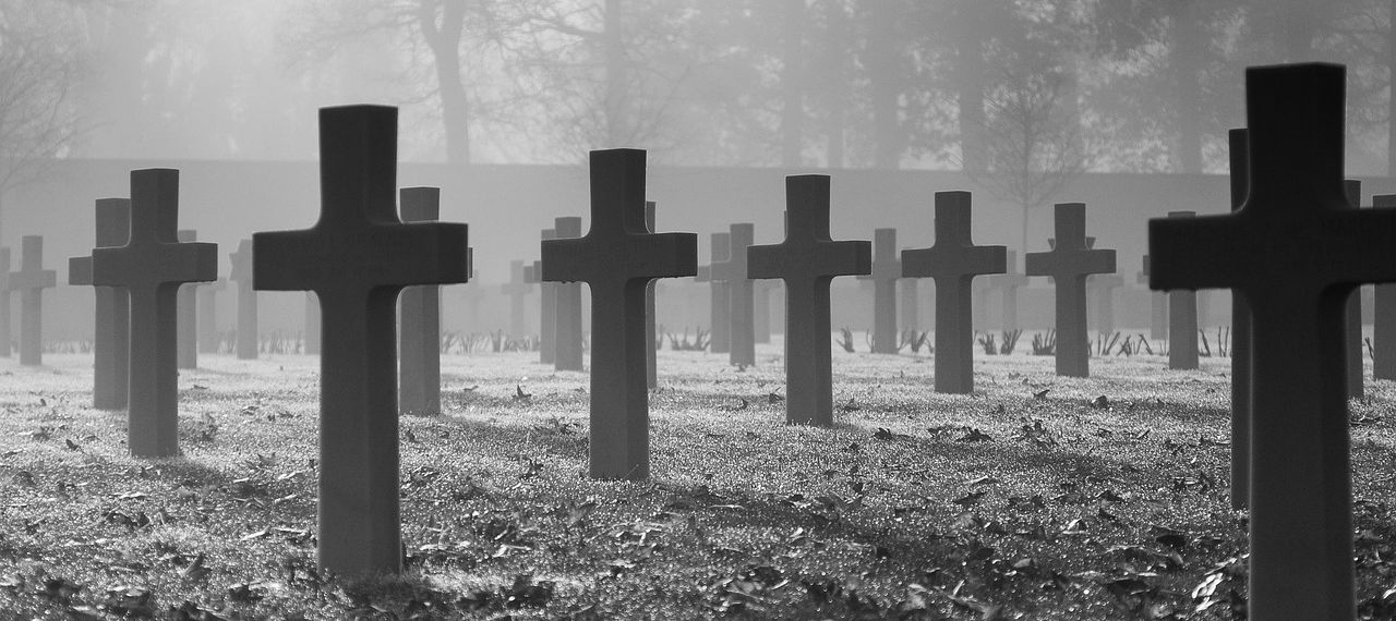 crosses cemetery Image by luxstorm from Pixabay