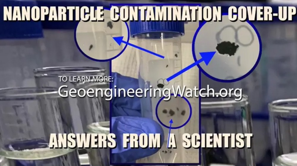 nanoparticle contamination illustration