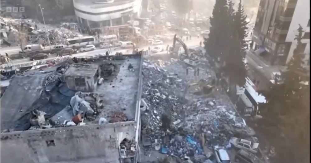 Turkey earthquake damage Feb 2023