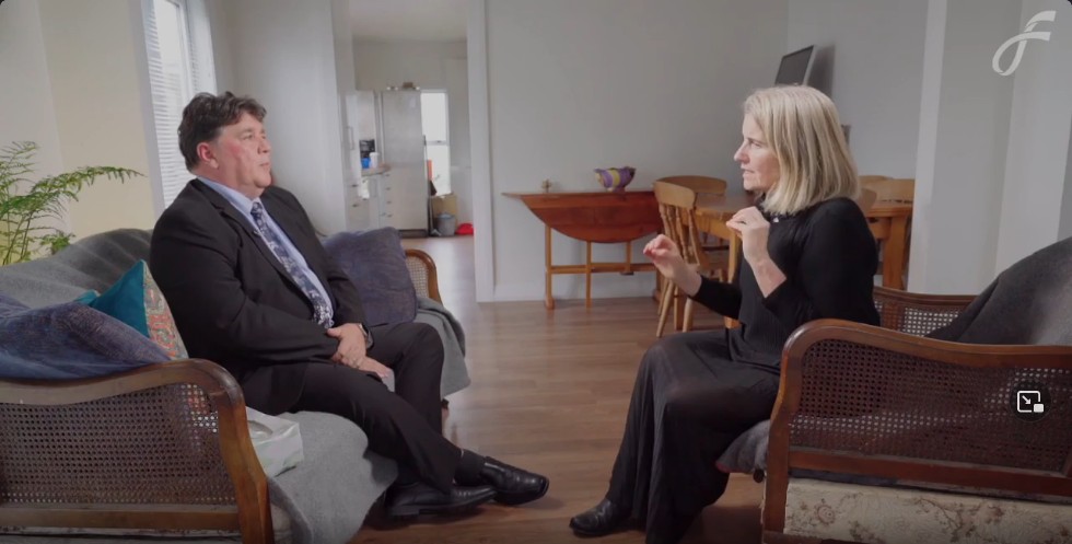 Liz Gunn interviews Brenton Faithfull Funeral Director