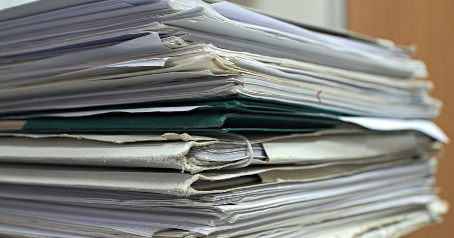 stack of documents