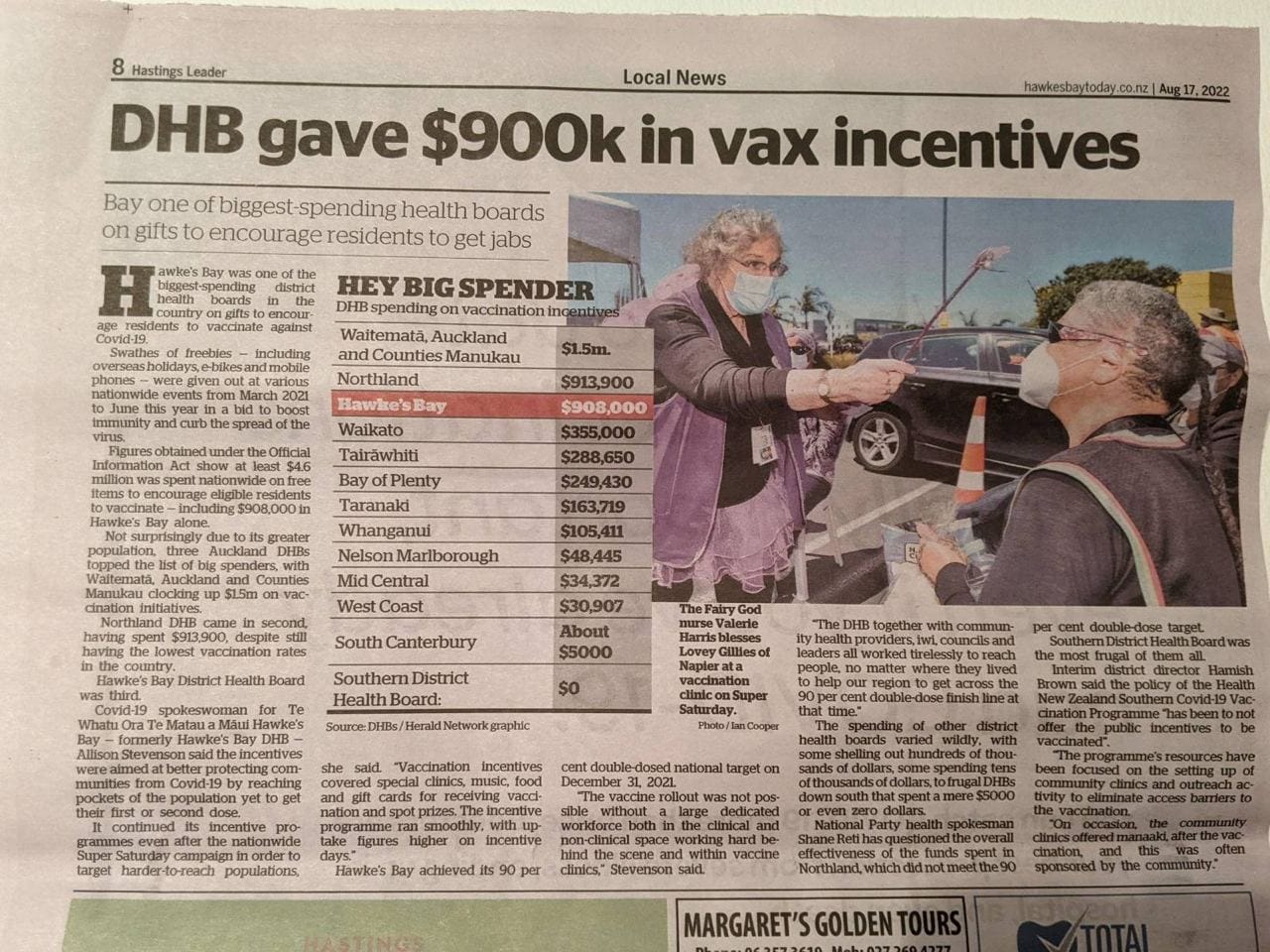 vax incentives in nz