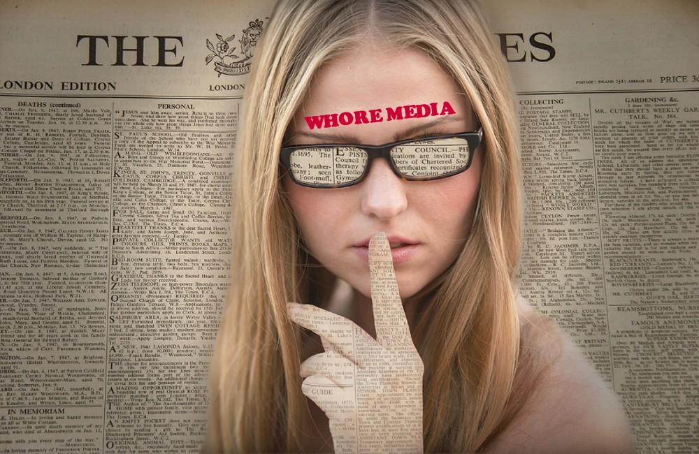 woman titled whore media