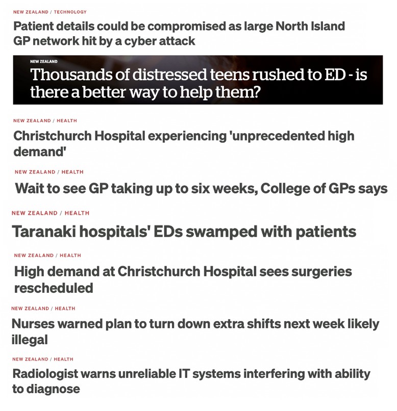 Can we please discuss the enormous elephant in the hospital room NZ Doctors Speaking Out With Science