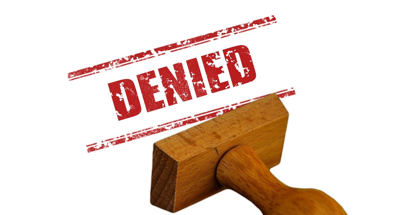 rubber stamp denied