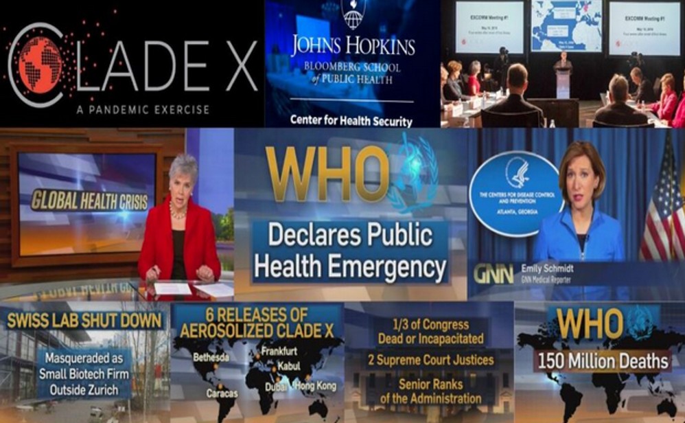 collage of photos on pandemics