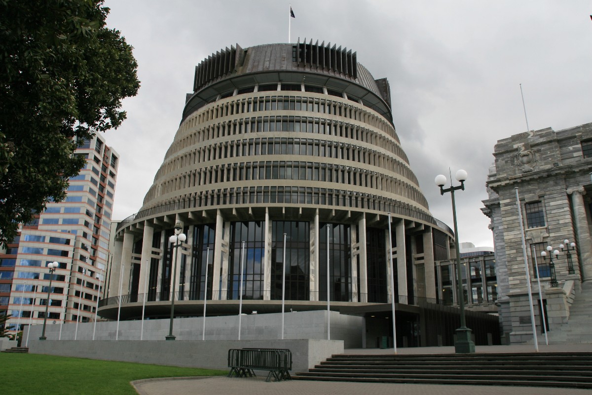 nz_beehive at Parliament