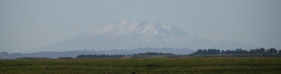 Mount Ruapehu in New Zealand