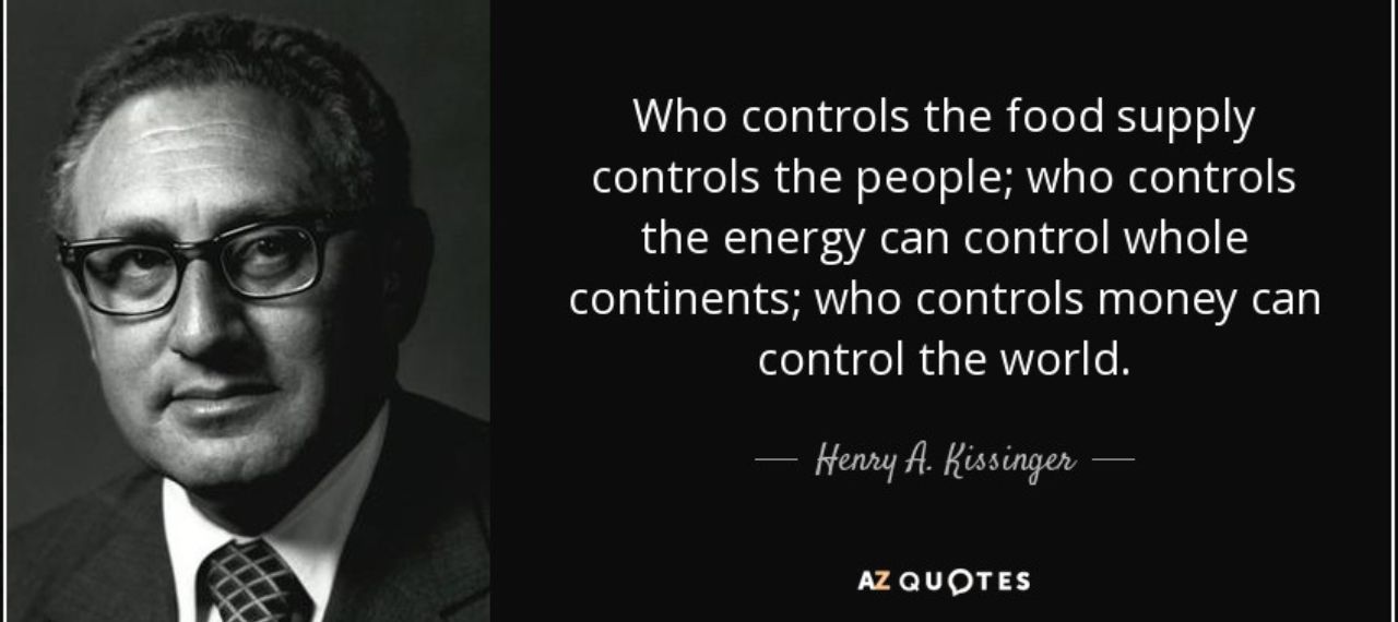 kissinger controlling the world
