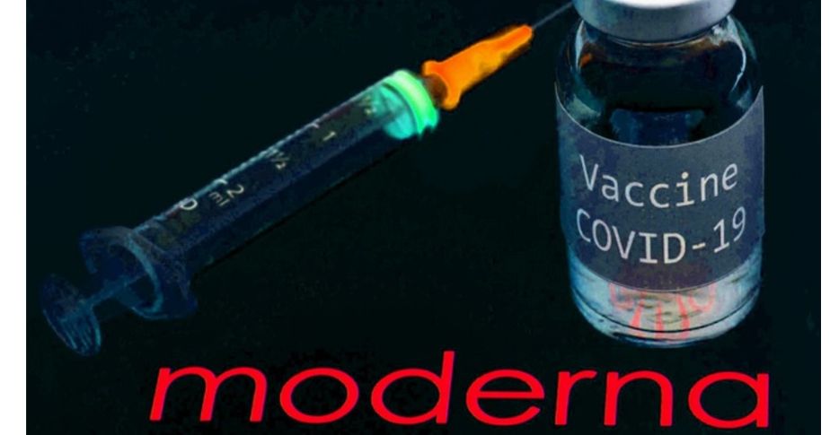 moderna c-19 vial and syringe