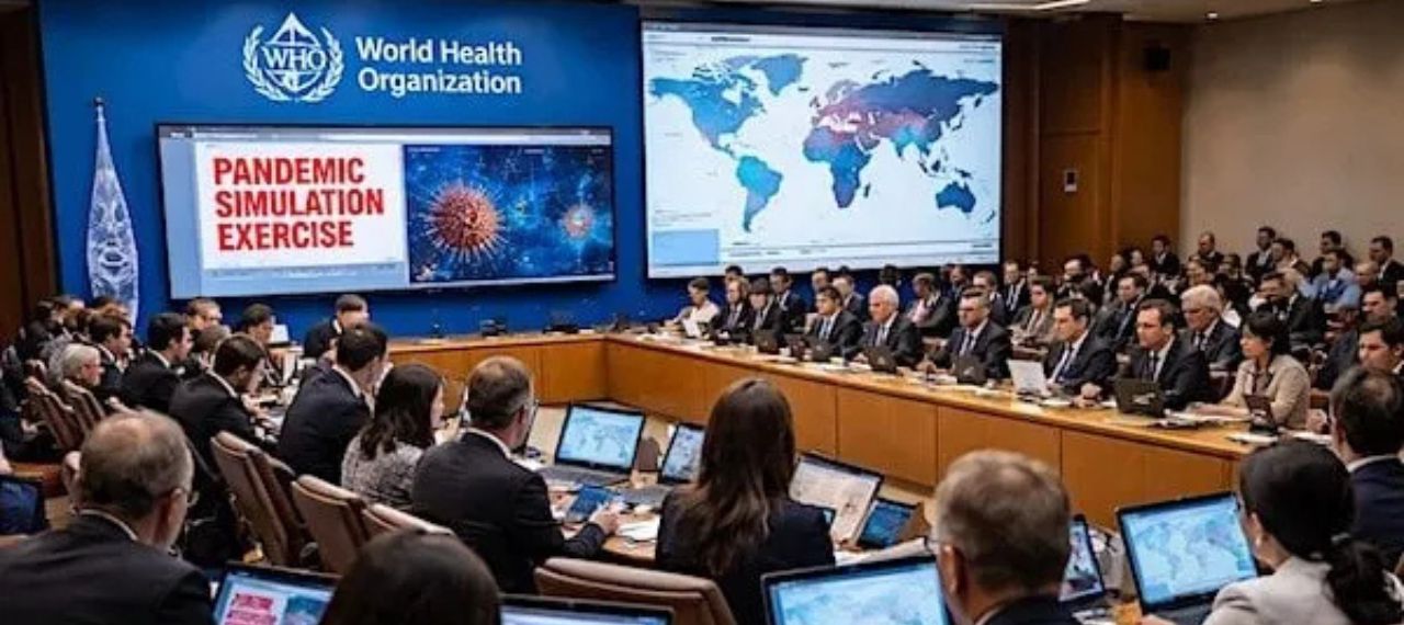 WHO plandemic simulation